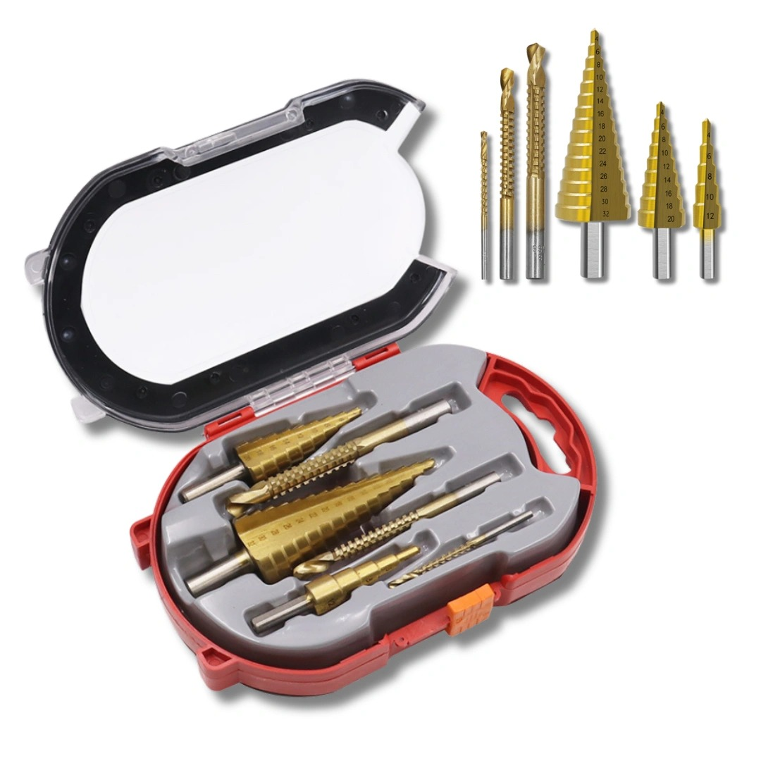 Juego de 6 Brocas De Sierra Escalonadas